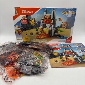 Mega Construx Pokemon Volcano Rivals Complete Set New Open Box FNF08 404 Pieces